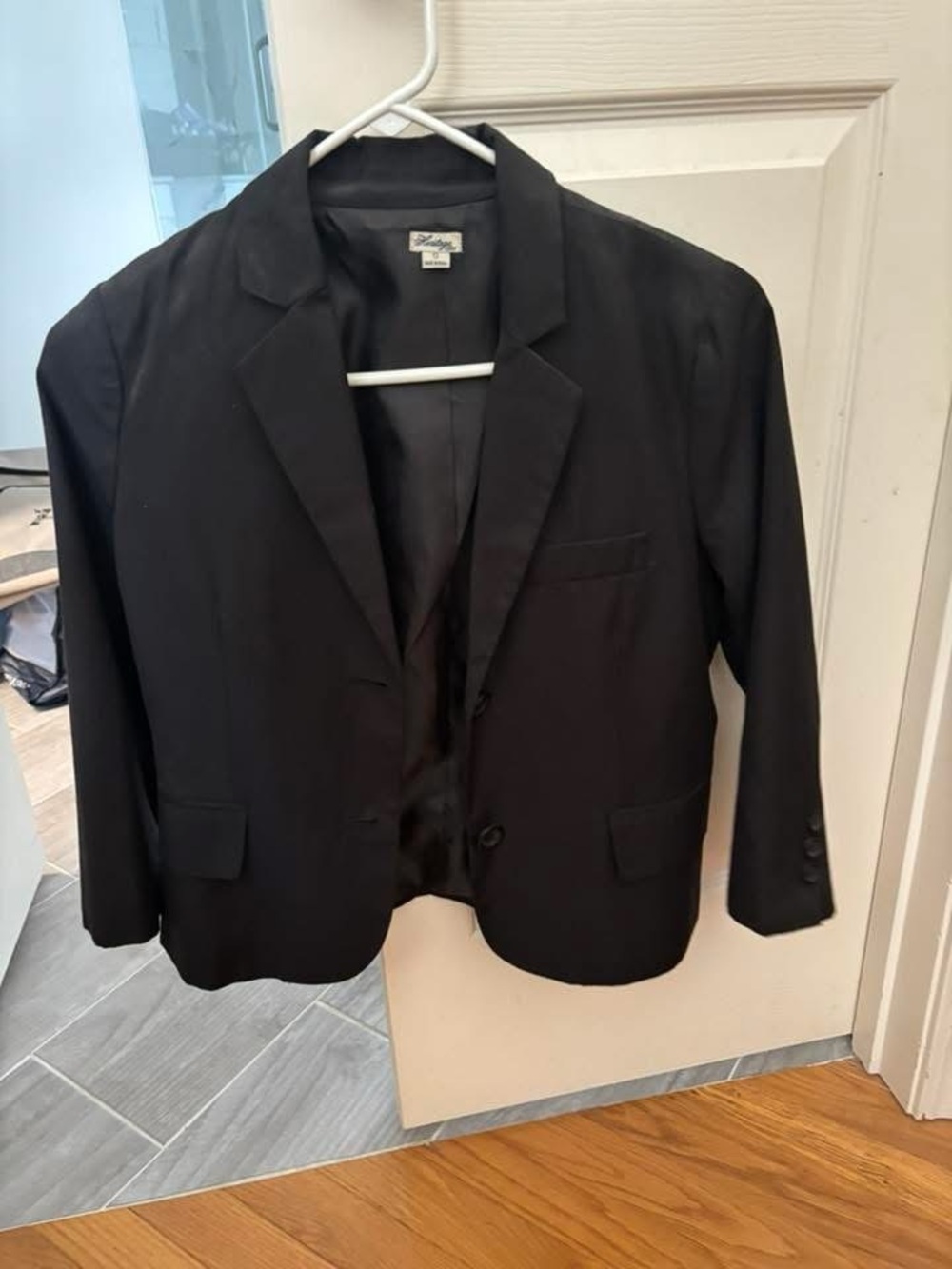 Classic Black Blazer - Tailored Two-Button Jacket